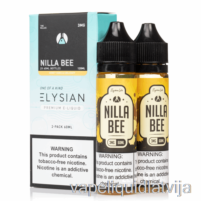 Nilla Bee - Elysian Labs - 120ml 3mg Vape šķidrums